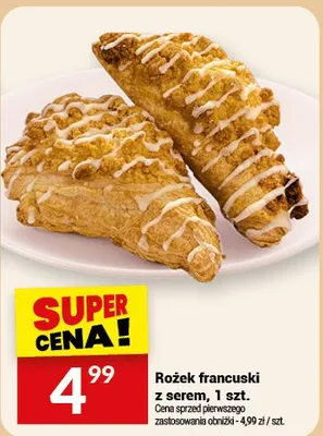 Rożek francuski z serem promocja w Twój Market