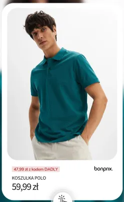Koszulka polo Bonprix promocja w bonprix