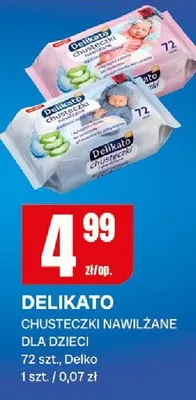 Chusteczki nawilżane dla dzieci promocja w Chorten