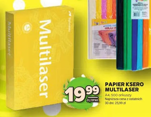 Papier ksero multilaser promocja w Stokrotka