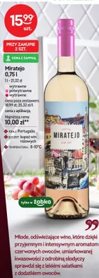 Wino Miratejo promocja w Żabka