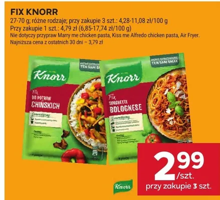 Fix Knorr do potraw chińskich promocja w Stokrotka