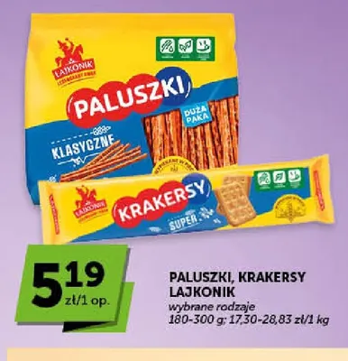 Paluszki, krakersy Lajkonik promocja w ABC