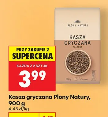 Kasza gryczana płonna promocja w Biedronka