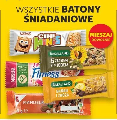 Batony śniadaniowe promocja w Kaufland