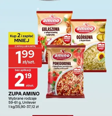 Zupa Amino pomidorowa promocja w Chorten
