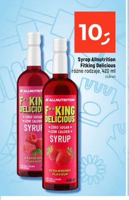 Syrop Allnutrition Fitking Delicious truskawkowy promocja w Dealz