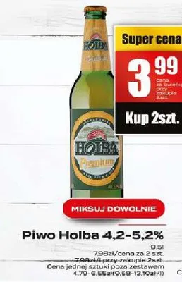 Piwo Holba 4,2-5,2% promocja w Supeco