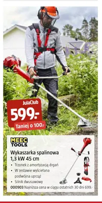 Wykaszarka spalinowa Meec Tools promocja w Jula