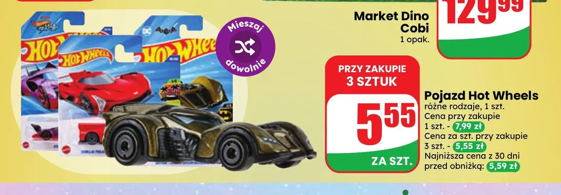 Pojazd Hot Wheels promocja w Dino