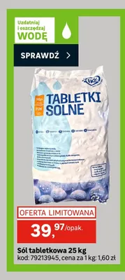 Sól tabletkowa Ciech promocja w Leroy Merlin
