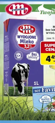 Mleko bez laktozy WYDOJONE 3,2% promocja w Carrefour