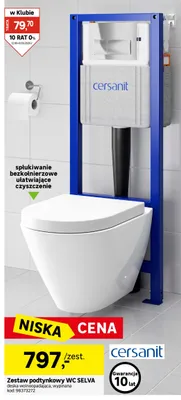 Zestaw podtynkowy Wc Selva Cersanit promocja w Leroy Merlin