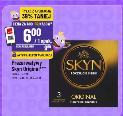 Prezerwatywy Skyn Original promocja w POLOmarket