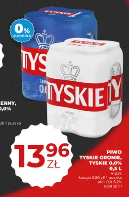 Piwo Tyskie Gronie promocja w Duży Ben