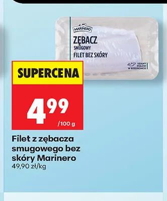 Filet z zębacza smugowego bez skóry Marinero promocja w Biedronka