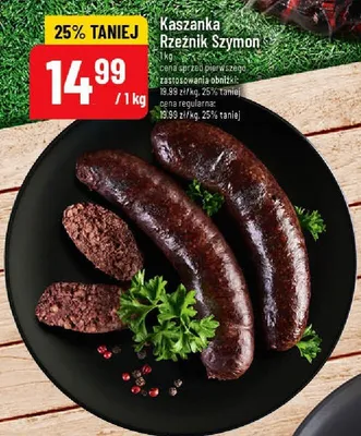Kaszanka Rzeźnik Szymon promocja w POLOmarket