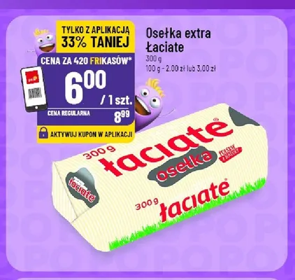 Osełka extra Łaciate promocja w POLOmarket