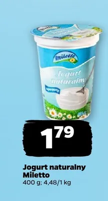 Jogurt naturalny promocja w Netto