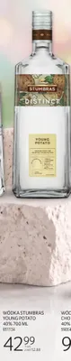 Wódka Stumbras Young Potato 40% promocja w Selgros