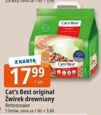 Żwirek drewniany promocja w Leclerc