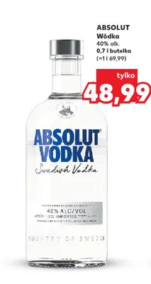 Wódka Absolut promocja w Kaufland