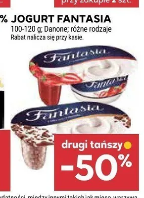 Jogurt Fantasia z czekoladą promocja w Stokrotka