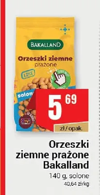 Orzeszki ziemne prażone Bakalland solone promocja w Premium Nasz Sklep