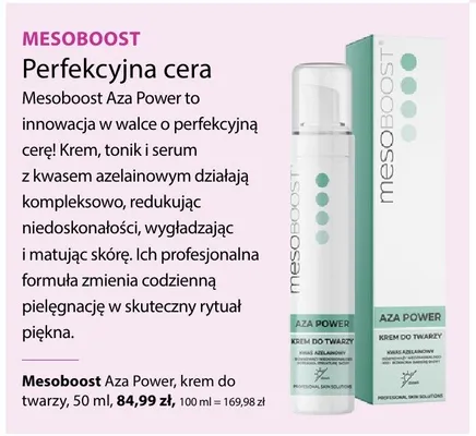Perfekcyjna cera krem Aza Power do twarzy promocja w Hebe