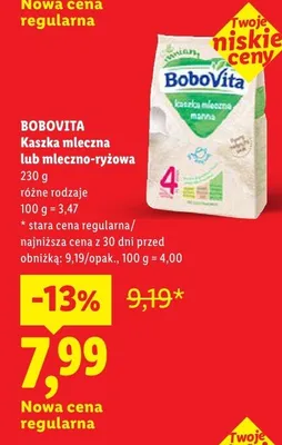 Kaszka mleczna promocja w Lidl