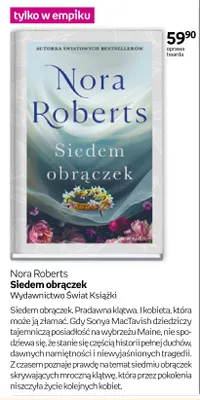 Książka Siedem obrączek Nora Roberts promocja w Empik