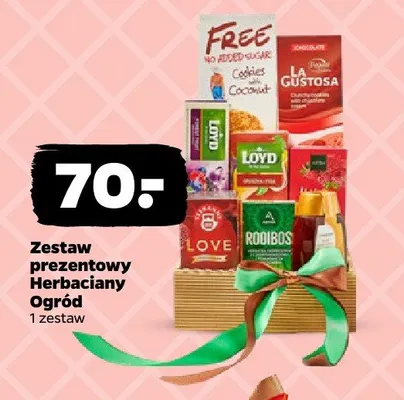 Zestaw prezentowy Herbaciany Ogród promocja w Netto