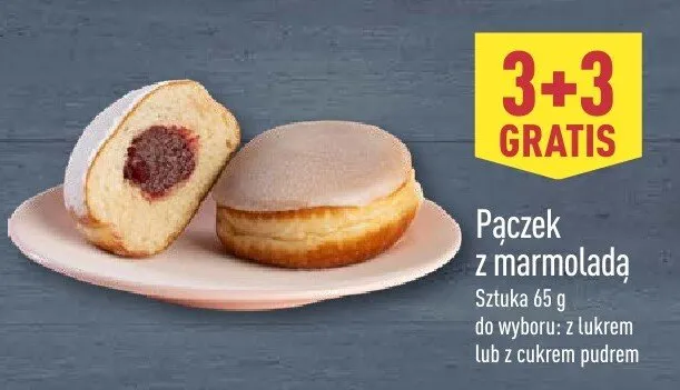 Pączek z marmoladą promocja w Aldi