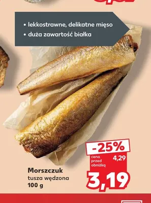 Morszczuk tusza wędzona promocja w Kaufland