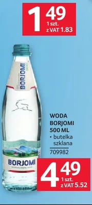 Woda mineralna gazowana Borjomi promocja w Selgros