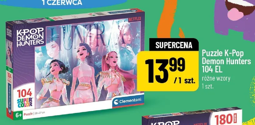 Puzzle K-Pop Demon Hunters 104 EL Clementoni promocja w POLOmarket