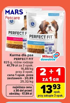 Karma dla psa Perfect Fit promocja w Carrefour