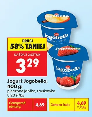 Jogurt Jogobella promocja w Biedronka