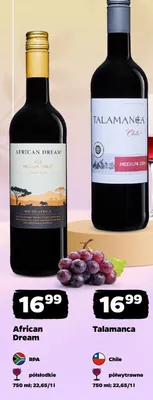 Wino czerwone African Dream Red Medium Sweet promocja w Netto