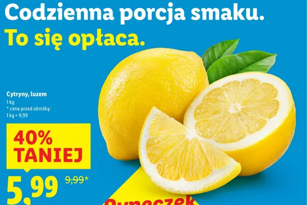 Cytryny, luzem promocja w Lidl