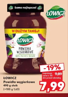 Powidła węgierkowe Łowicz promocja w Kaufland