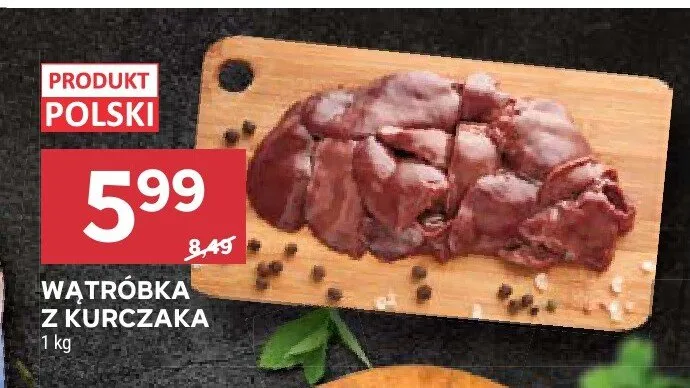 Wątróbka z kurczaka promocja w Stokrotka