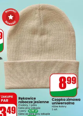 Czapka zimowa uniwersalna promocja w Dino