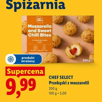 Przekąski z mozzarelli Chef Select promocja w Lidl