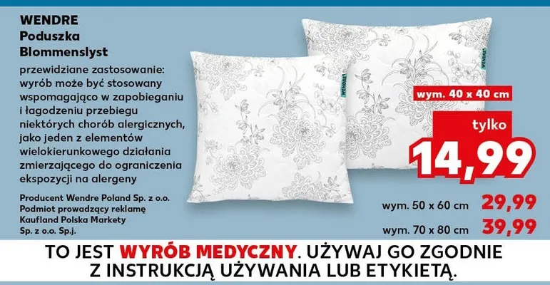 Poduszka Blommenslyst promocja w Kaufland