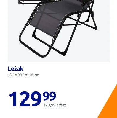 Leżak promocja w Action
