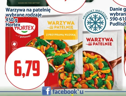 Warzywa na patelnię z przyprawą włoską Hortex promocja w Kupiec