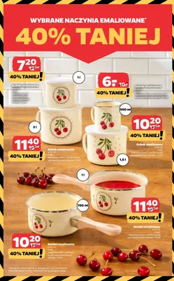 Rondel emaliowany ø 14 cm 700 ml promocja w Netto