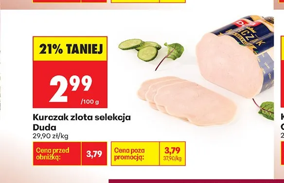 Kurczak złota selekcja Duda promocja w Biedronka