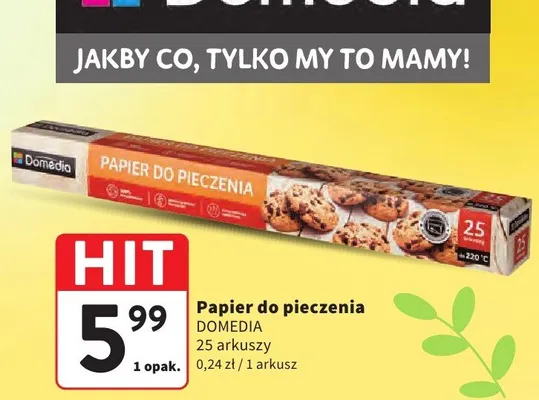 Papier do pieczenia promocja w Intermarche